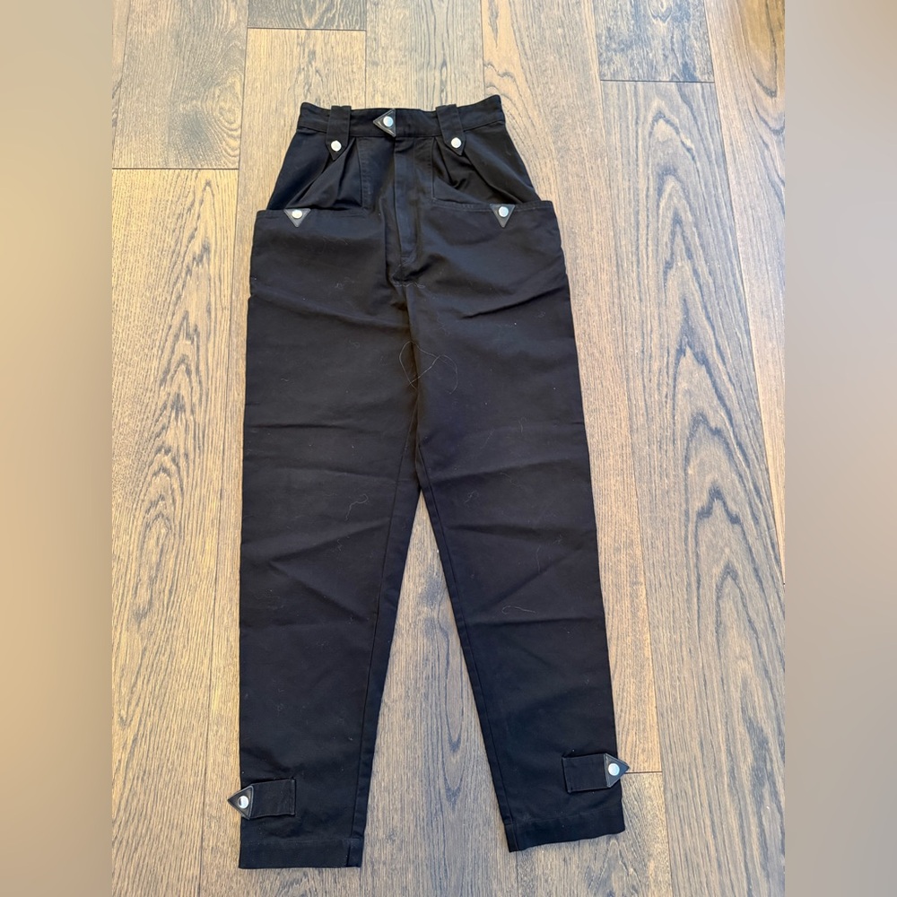 Isabel Marant Etoile Pulcie black trousers pants 34